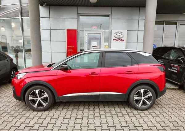 Peugeot 3008 cena 79900 przebieg: 187570, rok produkcji 2019 z Marki małe 277